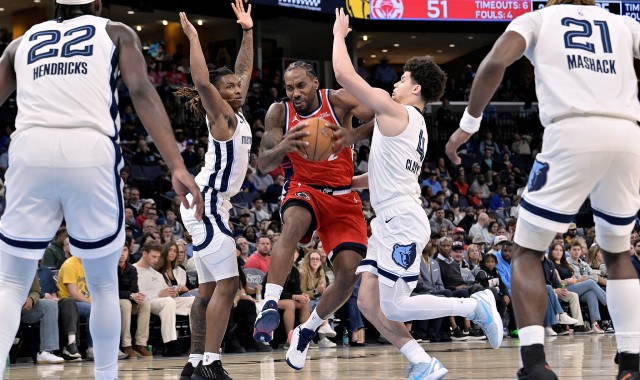 莱昂纳德28分加兰21+6 快船逆转送灰熊3连败